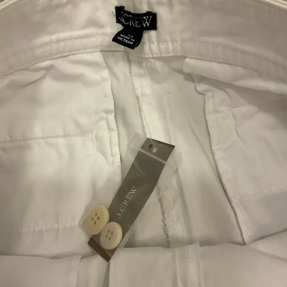 J. Crew Pleated button front‎ chino pants